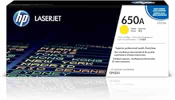 HP LASERJET 650A イエロートナーカートリッジ CE272A Amazon.com: HP 650A Yellow Toner Cartridge | Works with HP